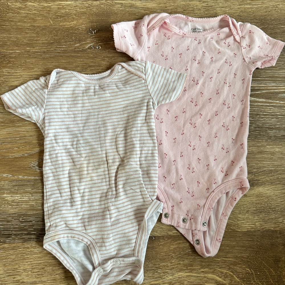 Carter’s brand , 18 month girly onesies